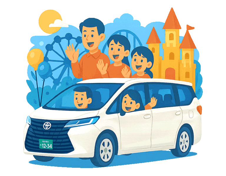 日本親子旅遊包車